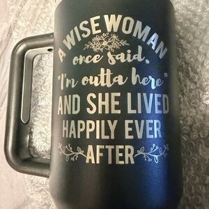 Black 40 OZ Quenzy Tumbler